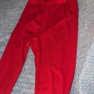 Vibrant Red Pants